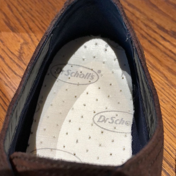 Cole Haan Mens Mason 4 Eye Ox Deck Suede Shoes Brown Sz 9M + Dr Scholl’s inserts main image 9